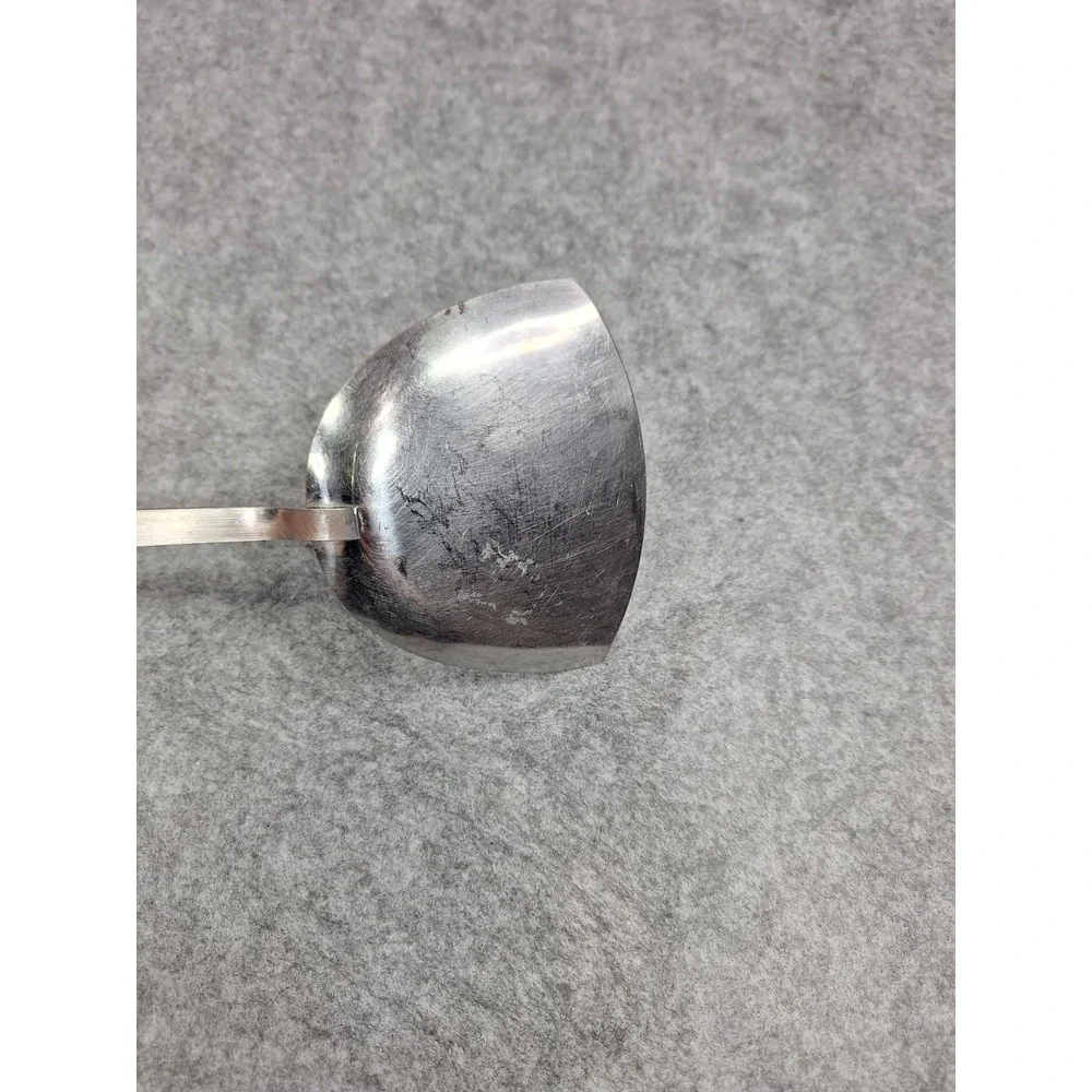 Vintage Spatula Turner Stainless Steel Wood Handle 13